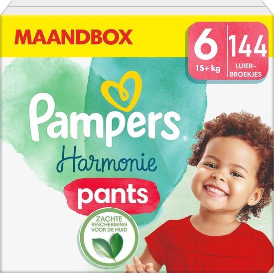 Pampers Harmonie Pants Maat 6 - 144 Luierbroekjes Maandbox