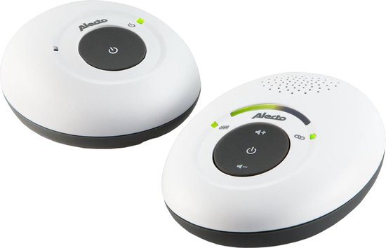 Alecto DBX-115 - Full Eco DECT Babyfoon - Wit/Antraciet