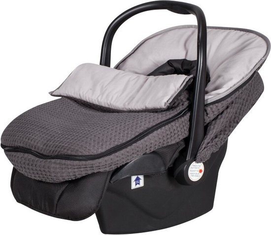 Babywellness Voetenzak Autostoel Honey Antraciet