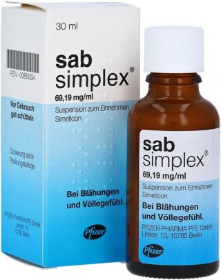 Sab Simplex 30ml - helpt tegen darmkrampjes baby