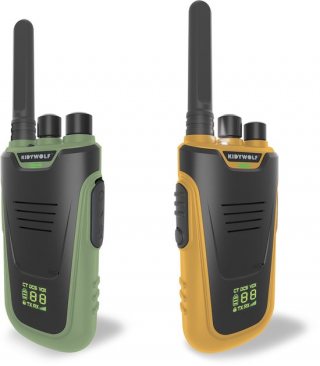 Kidywolf Kidytalk Walkie Talkie - 6 km bereik - Groen Geel