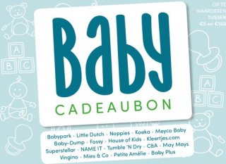 Babycadeaubon blauw - Cadeaukaart 25 euro