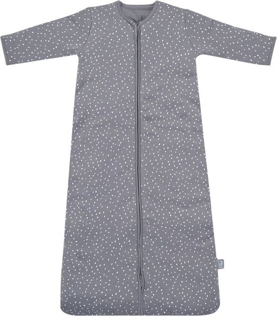 Jollein - Baby Winterslaapzak (Spickle - Grey) - Katoen - 4-Seizoenen - Winterslaapzakje Baby, Babyslaapzak - 70cm