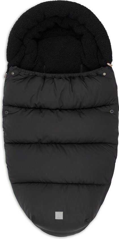 Jollein Voetenzak Buggy & Kinderwagen - Puffed Black - Waterafstotend