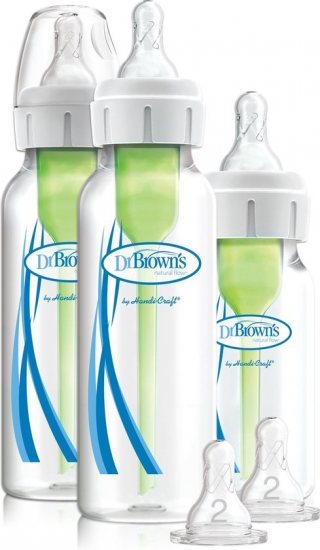 Dr. Brown's Options+ Anti-Colic Starterset - Smalle halsfles