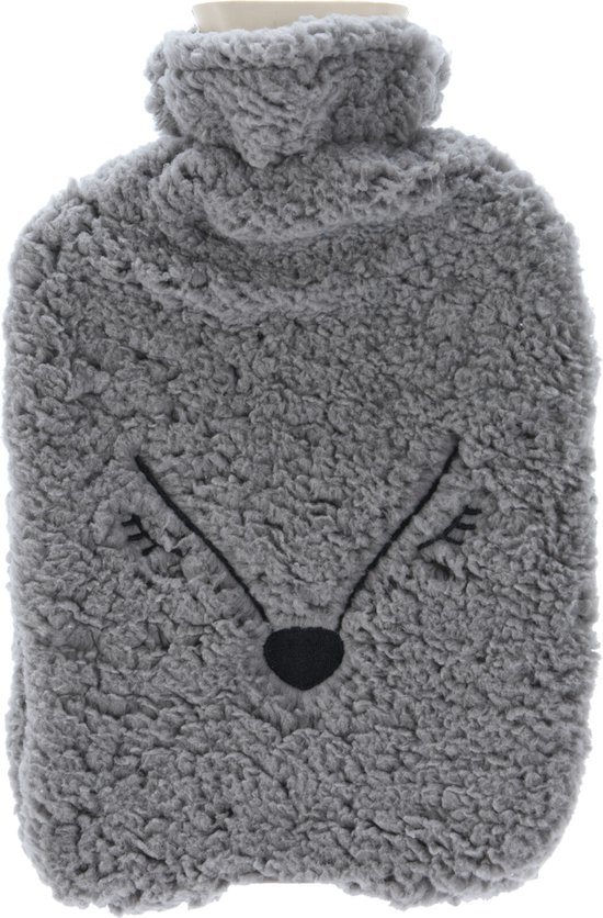 Relaxwonen - Kruik - Extra groot - Extra zacht - Extra warmte - Beer vorm - Grijs