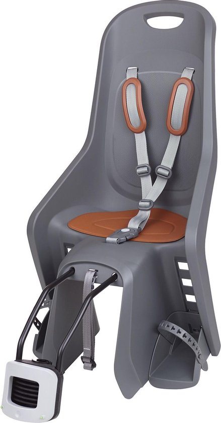 Polisport Bubbly Maxi FF Plus Kinderzitje - Houtskool Grijs/Bruin