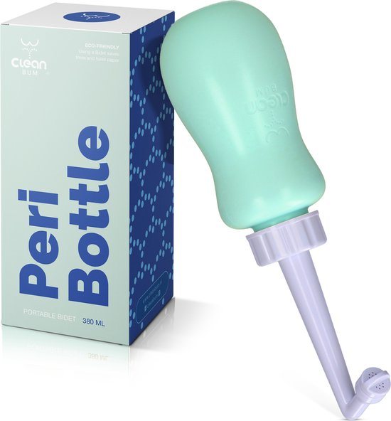 CLEAN BUM Peri Bottle - Vaginale Douche - Postpartum - Draagbare Bidet - Perineum Douche - Groen