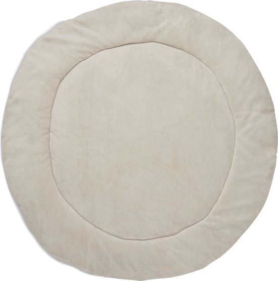 Jollein - Boxkleed Rond (Nougat) - Basic Knit - Katoen - Speelkleed Baby - 95cm