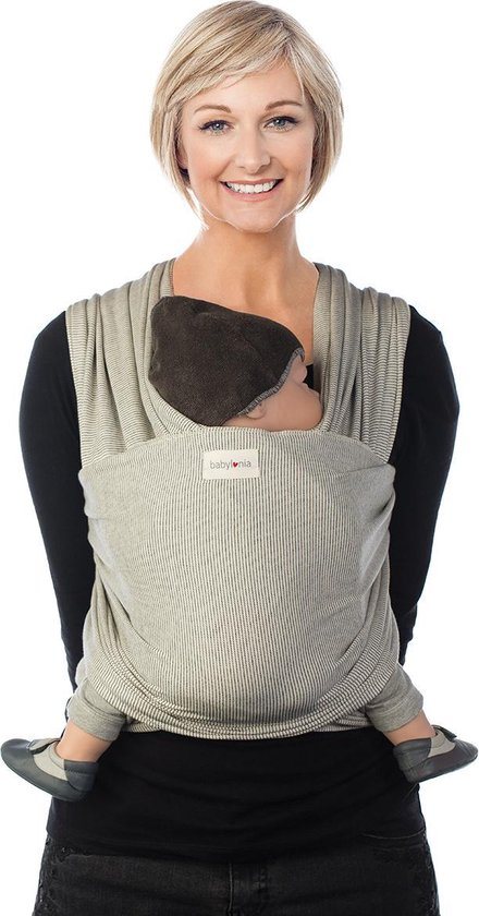 Babylonia TRICOT SLEN DESIGN Draagdoek Baby - 500 cm - White Stipple