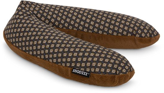 Snoozzz Zwangerschapskussen Zijslaapkussen Lichaamskussen - 185 cm - microparel vulling- luxe draagtas - wasbare hoes - Havana