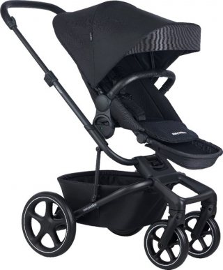 Easywalker Kinderwagen Harvey5 - 6 maanden tot 12 jaar - Opvouwbaar - Midnight Black - Incl. accessoires