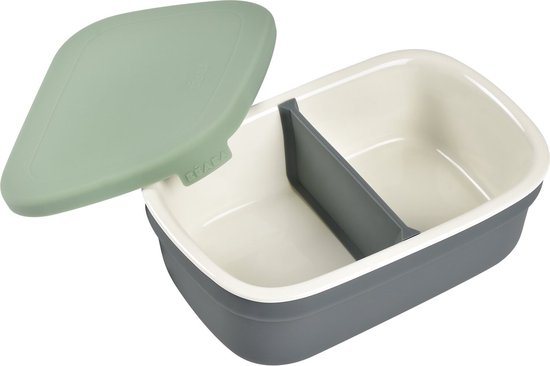 Rechthoekige lunchbox met deksel Béaba Groen 540 ml