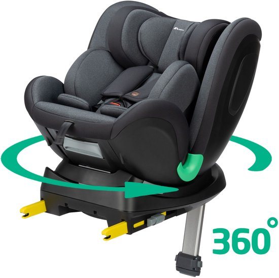 Bebeconfort EvolveFix Plus i-Size - Autostoeltje - Tinted Black - Vanaf de geboorte tot 12 jaar