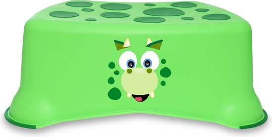 My Carry Potty my step stool opstapje voor kinderen - groen - dinosaurus