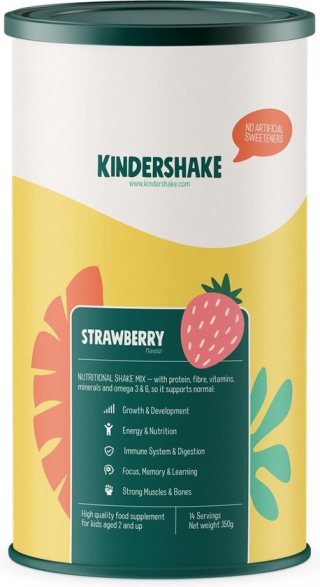 Kindershake Aardbei - Gezonde aanvulling voor kieskeurige kids - 14 Shakes