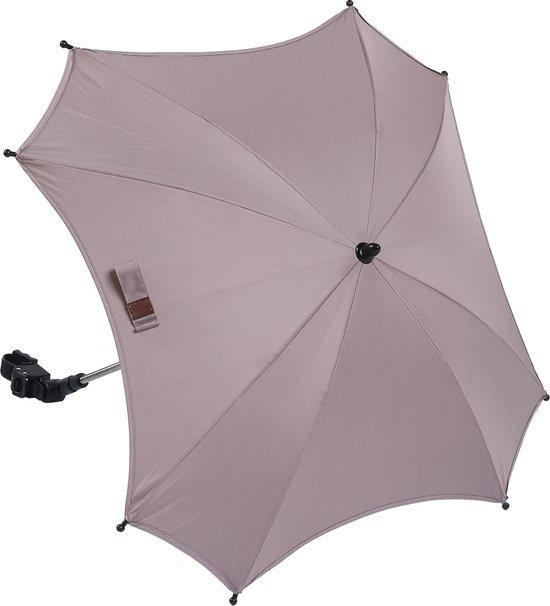 Titaniumbaby Parasol Vierkant met universele klem UV 50+ Protectie - Pink