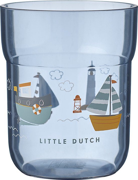 Mepal Mio Kinderbeker Little Dutch - 250 ml - Makkelijk vast te houden - Kinderservies - Sailors Bay