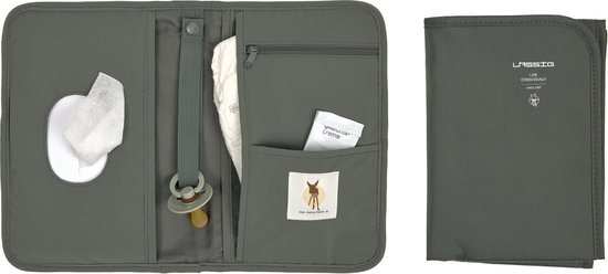 Lässig Verschoonmatje effen olijf