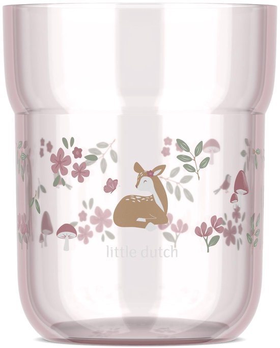 Mepal Mio Kinderbeker Little Dutch - 250 ml - Makkelijk vast te houden - Kinderservies - Fairy Garden