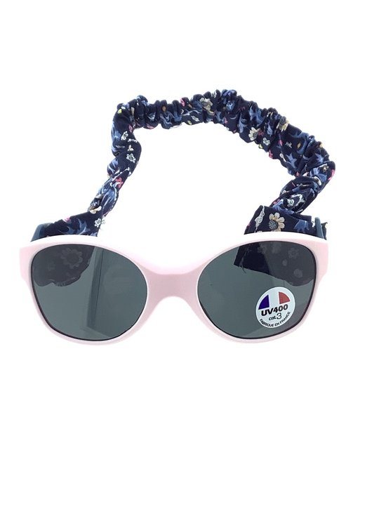 Kinder Baby zonnebril voor zomervakantie en/of wintersport - Altitude - ChouChou Billy - Ultralichte, onbreekbare polycarbonaatlenzen - 100% UV400-bescherming - Elastisch en verstelbaar bandje - Inclusief teddy opberg tasje/opberg hoesje