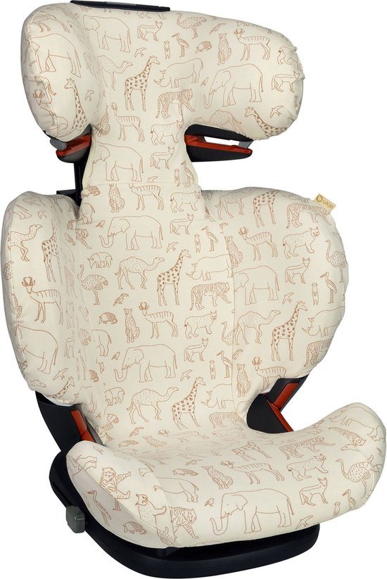 Maxi Cosi Rodifix Hoes - Autostoelhoes Rodifix Zomerhoes - Maxi-Cosi Rodifix Airprotect Hoes - Zacht katoen - Perfecte Pasvorm - Safari