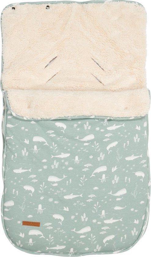 Little Dutch Voetenzak autostoeltje 0+ Ocean Mint