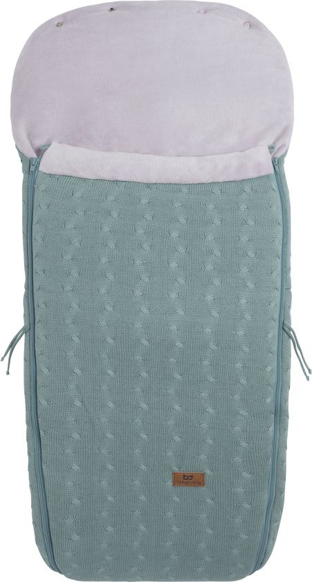 Baby's Only Voetenzak buggy - Buggyzak Cable - Stonegreen - Geschikt voor 3-puntsgordel