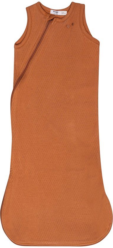 Baby Slaapzak 0-6 mnd - Lente- & Zomerslaapzak biologisch katoen - TOG 1.0 Toffee Brown - Bruin - Snoozebaby
