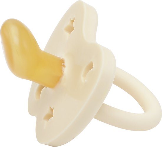 HEVEA - Fopspeen - Orthodontisch - Milky White - 3-36 mnd - 100% natuurrubber