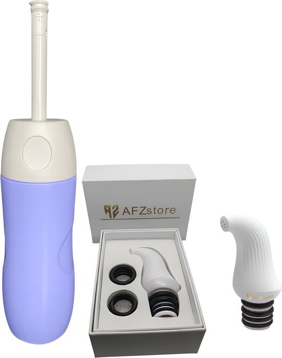 Bidet- Peri Bottle - Handdouche - Bidet Handdouche - Bidet Wc - bidet sproeier - mobiele bidet - 1 Draagbare Bidets Paars type 3- 1 Mini Draagbaar Bidet wit type 1 - Zwanger - AFZstore®