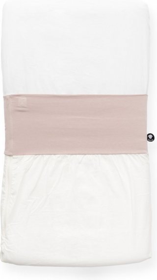 NUNKI Wieg lakentje -simpel strak instoppen (ipv inbakeren)- 40x80/90 Misty Pink