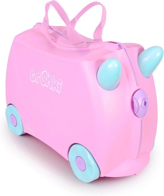 Trunki Ride-On Rosie - Kinderkoffer - 46 cm - Roze;Blauw