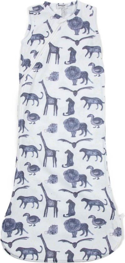 Snoozebaby Slaapzak Baby - Mouwloos - 3-9 M - TOG 0,5 - Storm Blue