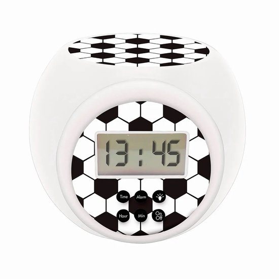 Projector Wekker Football edition met Timer