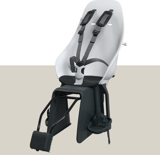 Urban Iki Fietsstoeltje Achter - Framebevestiging - Wit/zwart