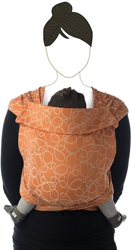 Babylonia BB TAI Draagdoek Baby - One Size - Caramel