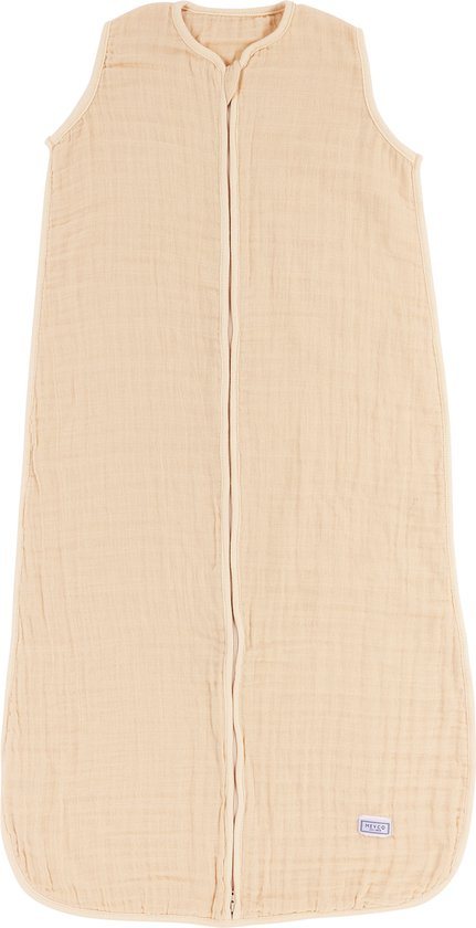 Meyco Baby Uni baby slaapzak - hydrofiel - soft peach - 70cm