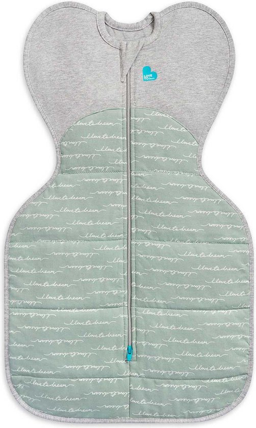Love to Dream Babyslaapzak Swaddle Up - Inbakeren - Baby 3-6 maanden - 6-8.5 kg - Winter - Olijf groen