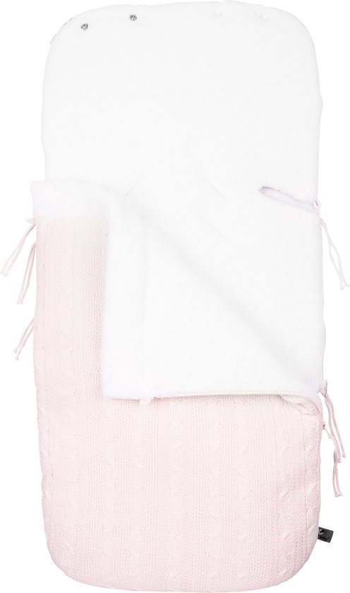 Baby's Only Voetenzak autostoel 0+ Cable - Classic Roze - Geschikt voor drie- en vijfpuntsgordel