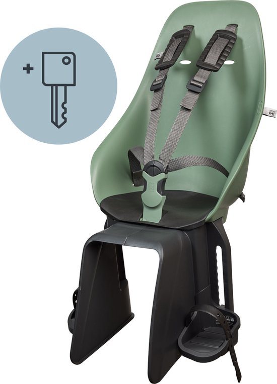 Urban Iki Fietsstoeltje Achter Ta–ke Dragermontage - Icho Green/ Bincho Black
