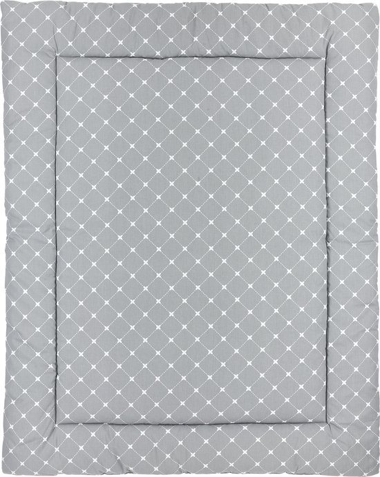Meyco Baby X Mrs.Keizer Louis boxkleed - grey - 80x100cm