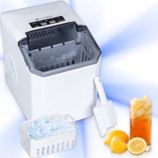 Ijsblokjesmachine - 9 Blokjes in 6 Min - 13kg/24uur - 1.3L - Zelfreinigend - Ijsblokjes Machine met Schep - Ijsblokjesmakers - Ijsklontjes Machine - Silvergear