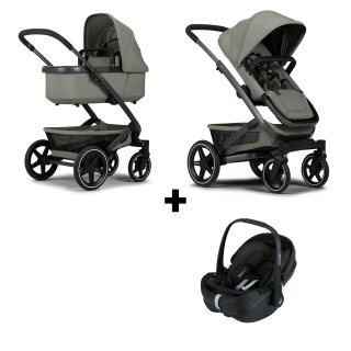 Kinderwagen Joolz Geo³ Sage Green + Autostoel Joolz x Maxi-Cosi Pebble Pro 360