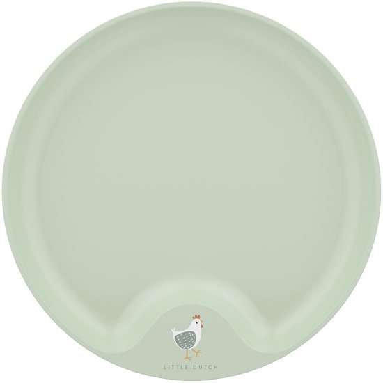 Mepal Mio kinderbord Little Dutch - Magnetronbestendig - Met greep - Kinderservies - Little Farm