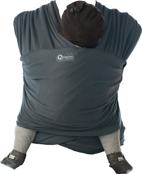 Babylonia TRICOT SLEN BAMBOO Draagdoek Baby - 500 cm - Smokey Grey