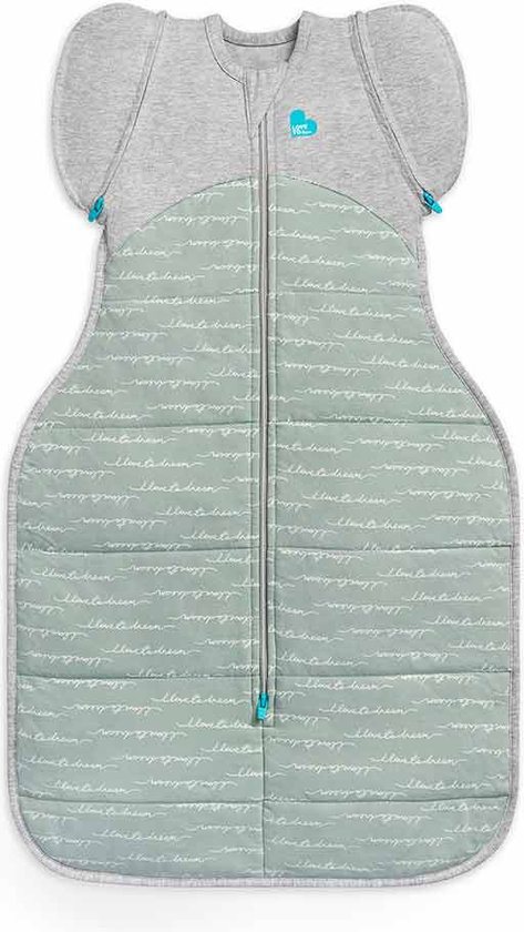 Love to Dream™ Babyslaapzak Swaddle Up™ - Inbakeren afbouwen - Baby 3-6 maanden - 6-8.5 kg - Winter - Olive