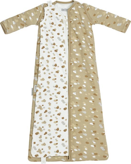 Meyco Baby Stains baby slaapzak 4 seizoenen - sand - 3.0 TOG