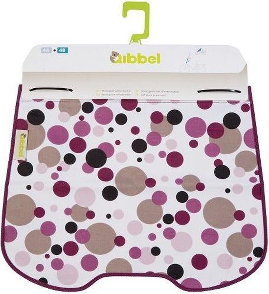 Windschermdeel qibbel stylingset dots purple - PAARS
