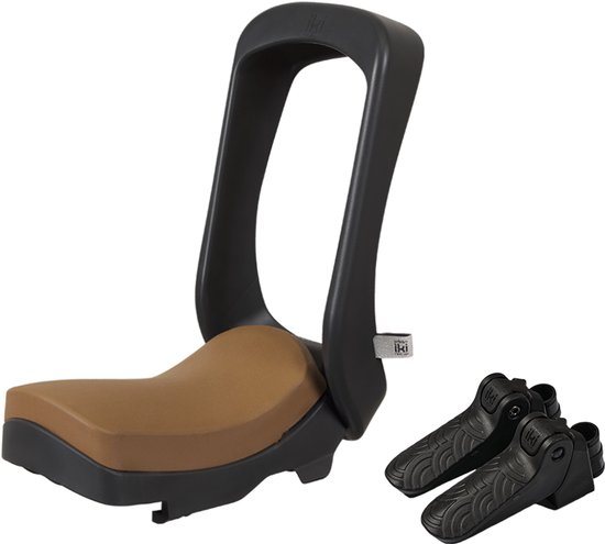 Urban Iki Junior fietszitje - Zonder Montagekader - Bincho Black/ Kurumi Brown